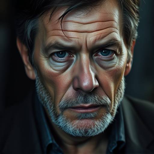 Porträt von Hans Peter, Filmschauspieler und Regisseur