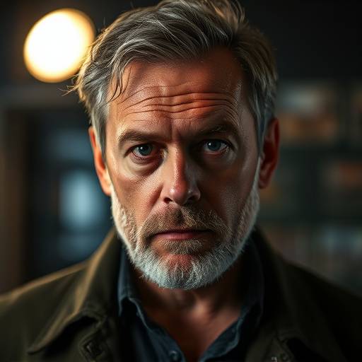 Porträt von Hans Peter, Filmschauspieler und Regisseur
